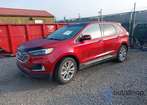 2019 Ford Edge Titanium from USA, damaged, VIN 2FMPK4K9XKBC00554